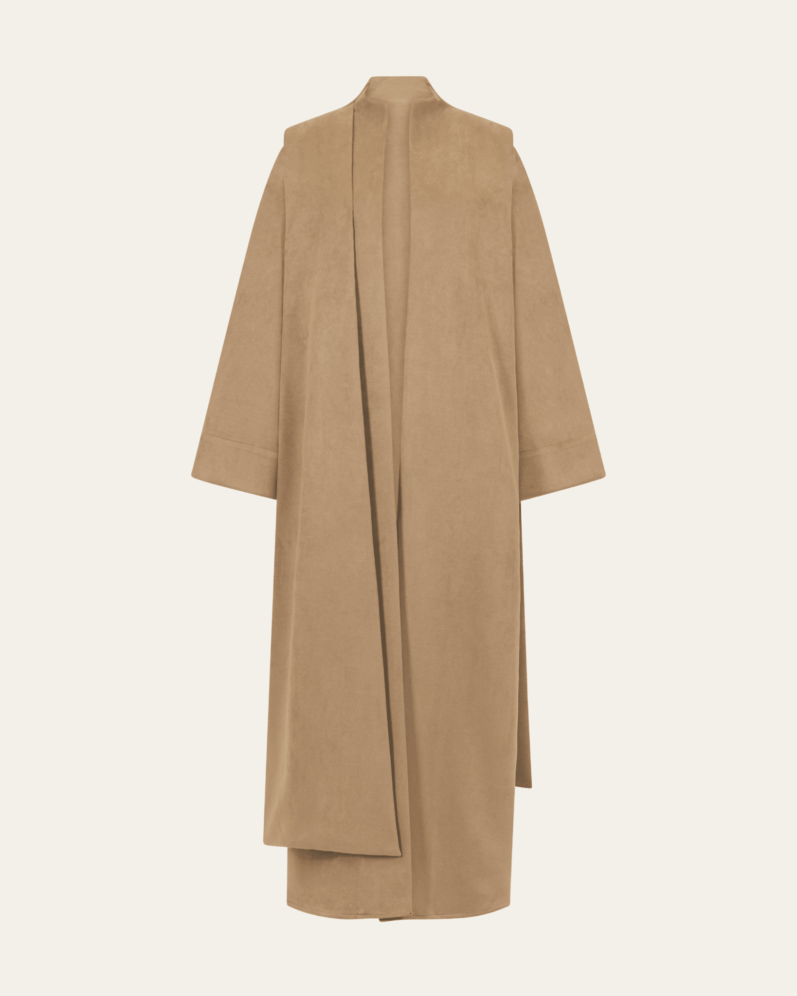 The Cascade Coat - front full view | EVADA luxury coat Dubai