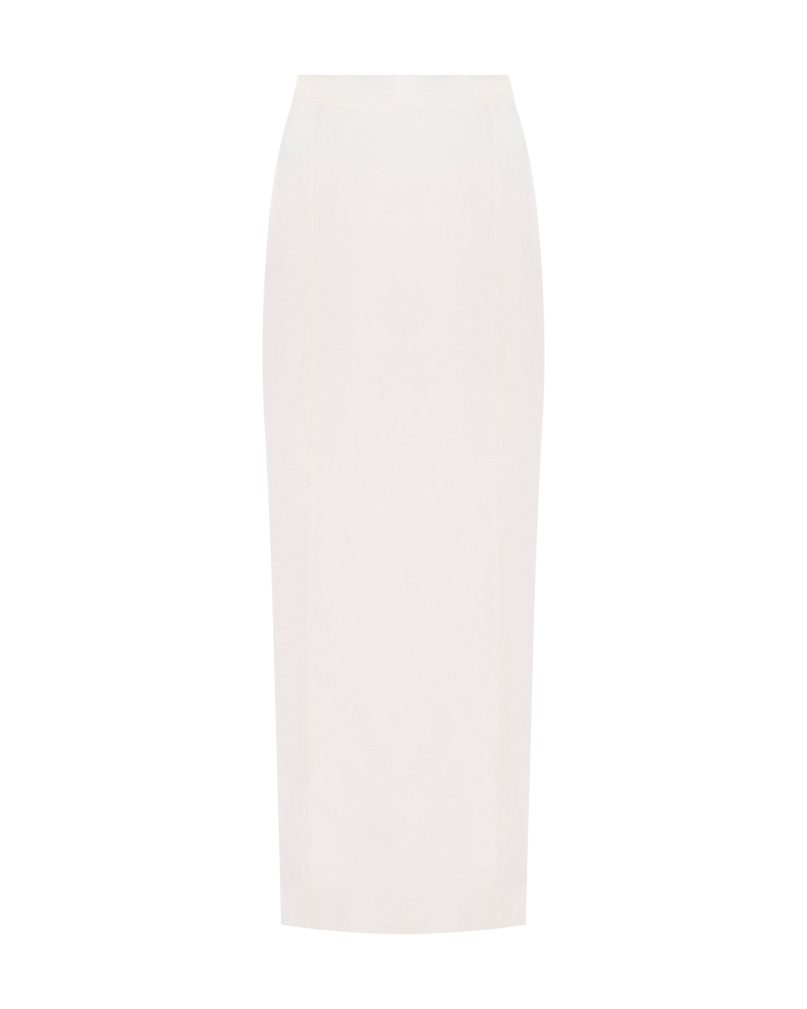 The Poise Skirt - front view | EVADA luxury skirt Dubai