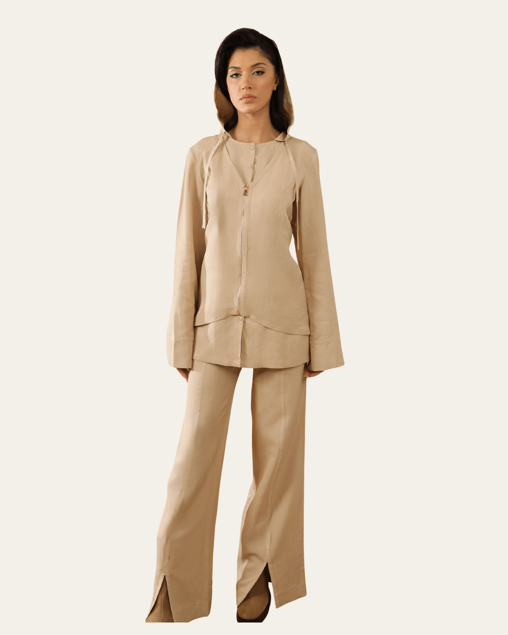 The Nomad Trousers - full view | EVADA luxury trousers Dubai