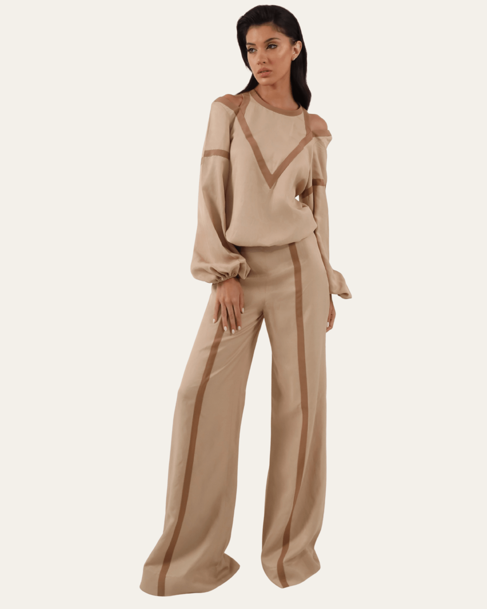 The Ascent Top - side view | EVADA luxury top Dubai