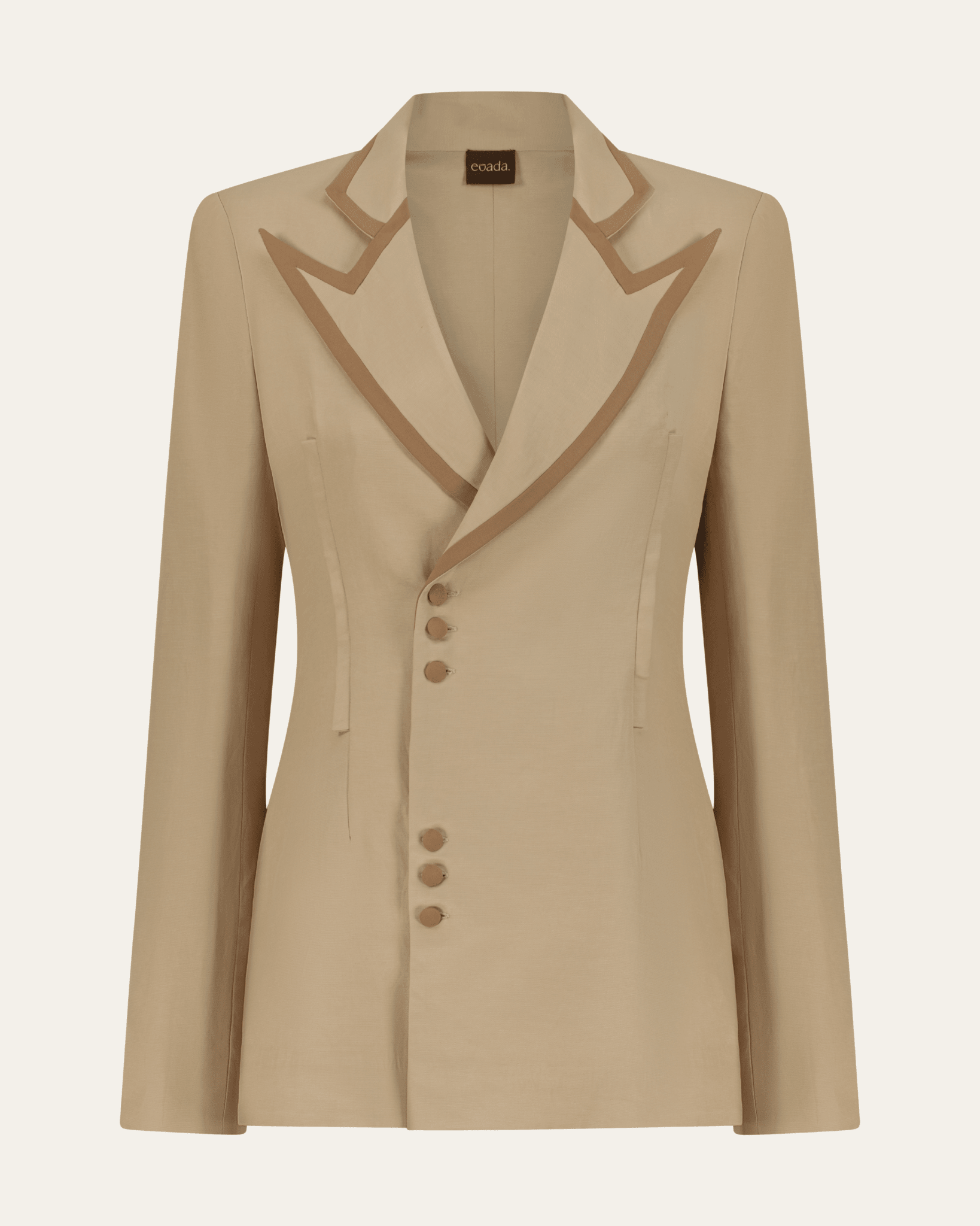 The Regal Suit Jacket - front view | EVADA luxury jacket Dubai