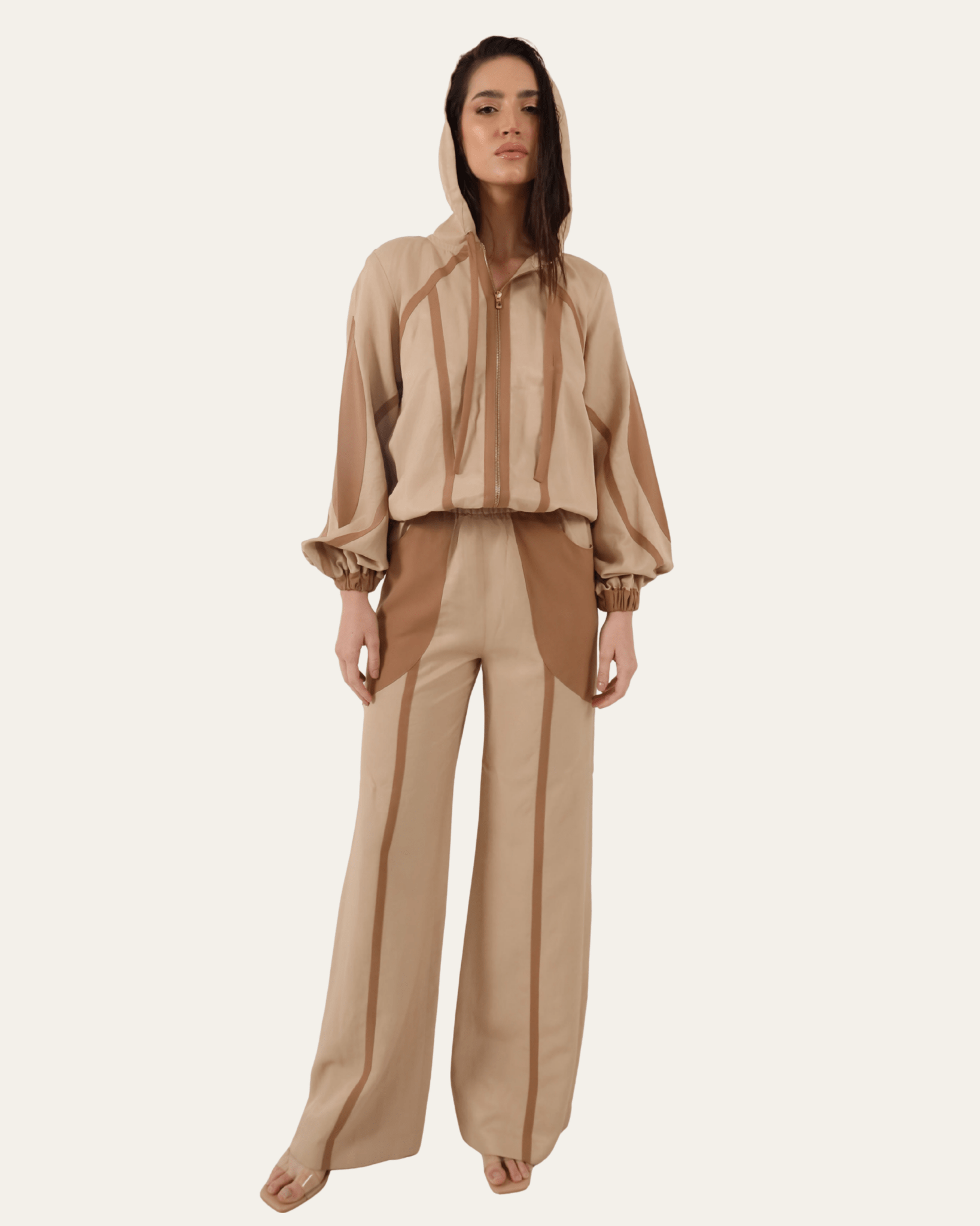 The Voyage Trousers - full view | EVADA luxury trousers Dubai
