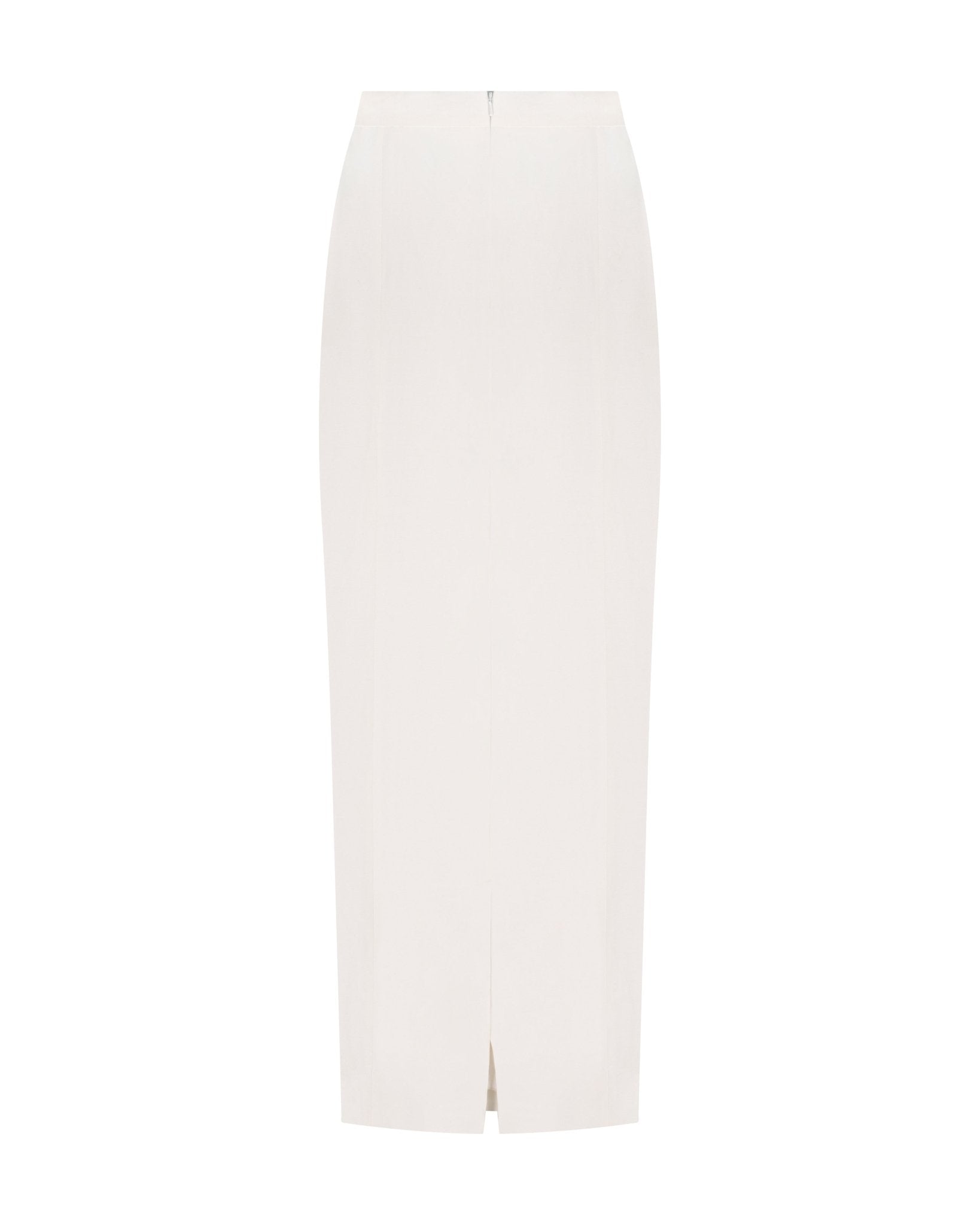 The Poise Skirt - back view | EVADA luxury skirt Dubai