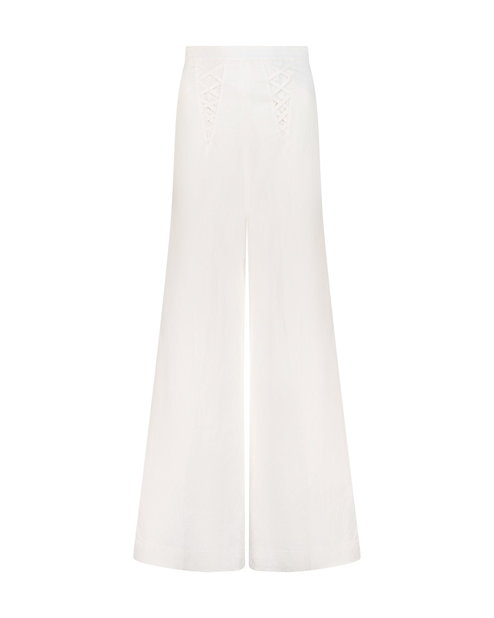 The Essence Trousers - front view | EVADA luxury trousers Dubai